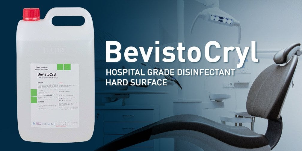 Biohygiene's BevistoCryl is now registered as a hospital grade hard surface disinfectant